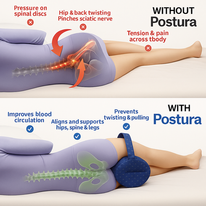 Postura™ Memory Foam Knee Pillow